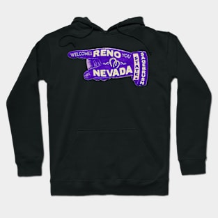 Reno Nevada Travel Good Luck Sagebrush State Lake Tahoe Hoodie